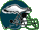 Philadelphia Eagles helmet