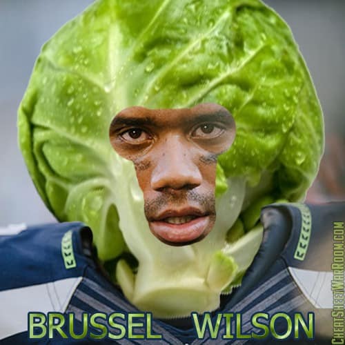 Seahawks Fantasy Team Name - Brussel Wilson