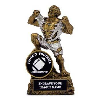 Fantasy Football Single Year Trophy Idea