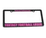 Fantasy Football Loser License Plate