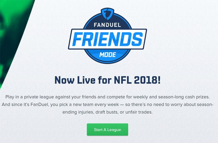 Fanduel Leagues - Friends Mode