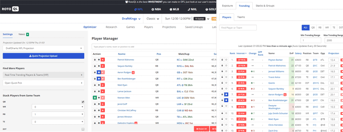 RotoQL Desktop Interface