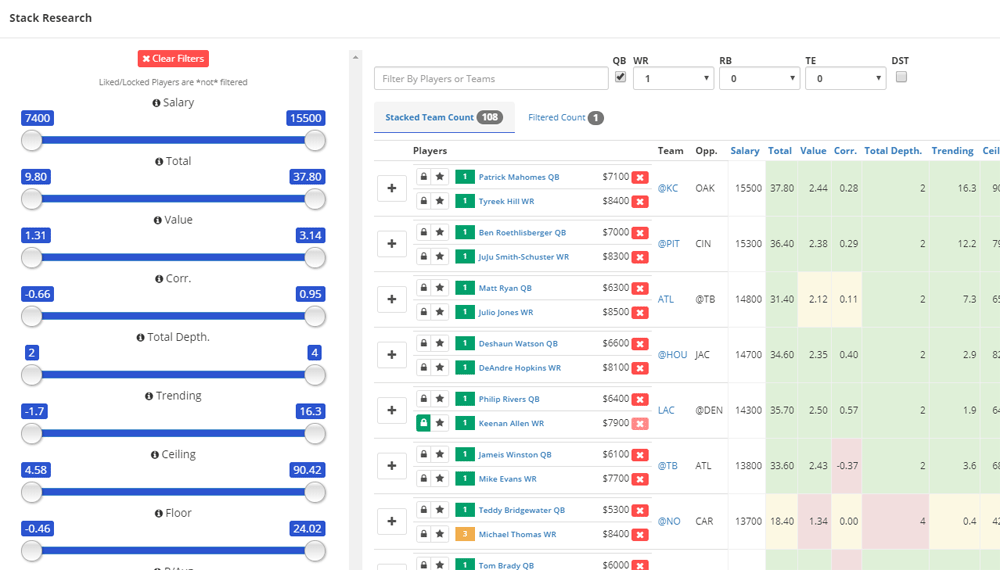 Stack Research Interface