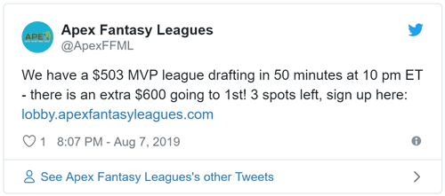 Enhanced Fantasy Football Money League