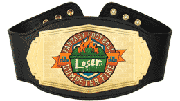 Loser Fantasy Football Belt